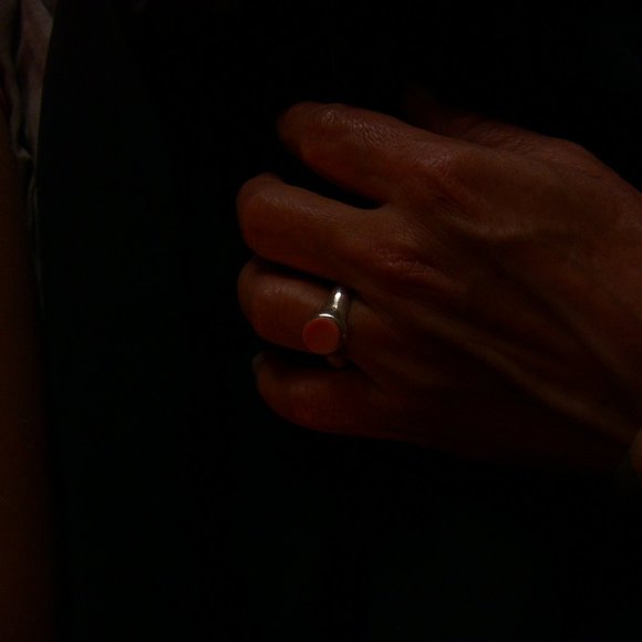 Pink Conch Shell handmade ring - Picture 4 of 8